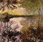 Pond at Montgeron by Claude Monet